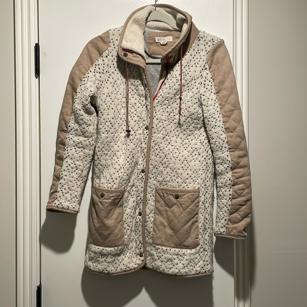 Anthropologie Sleeping on Snow Sherpa Jacket